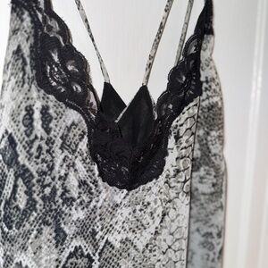 NWOT - ASTR The Label Snake Print Mini Dress